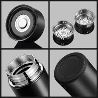 Bình Nước Giữ Nhiệt Có đèn Led Báo Nhiệt độ 500ml. KSWT/K.Châu