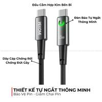 Cáp sạc nhanh 35W đèn tự ngắt WECOME WDC-130 C-L (type-c ra Lightning). BP